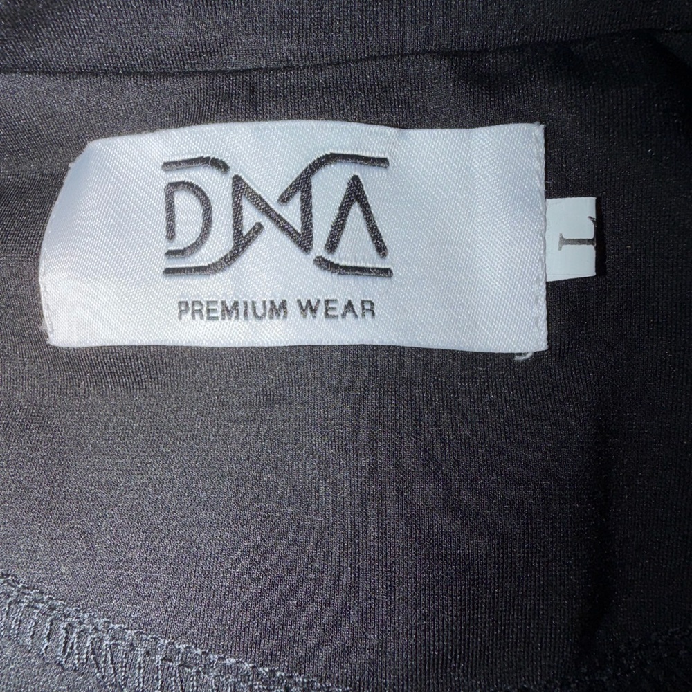 DNA Premium Wear Rhinestone Zip Jacket (Black/Blue) Size L - Picture 4 of 5